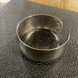 S Kirk & Son Classic Sterling Silver Cuff Bracelet Fits 6.5/7.5 silver tested.